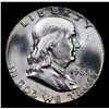 Image 2 : 1963-p Franklin Half Dollar 50c Grades Select+ Unc