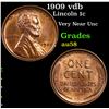 Image 1 : 1909 vdb Lincoln Cent 1c Grades Choice AU/BU Slider