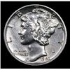 Image 2 : 1943-d Mercury Dime 10c Grades Select Unc+ FSB
