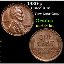 1930-p Lincoln Cent 1c Grades Choice+ Unc BN