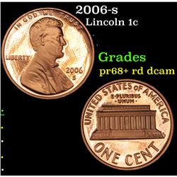2006-s Lincoln Cent 1c Grades Gem++ Proof Red Deep cameo