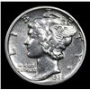 Image 2 : 1935-s Mercury Dime 10c Grades Select AU