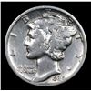 Image 2 : 1930-p Mercury Dime 10c Grades xf+