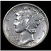 Image 2 : 1925-p Mercury Dime 10c Grades xf