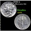 Image 1 : 1941-s Mercury Dime 10c Grades Choice AU