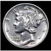 Image 2 : 1941-s Mercury Dime 10c Grades Choice AU
