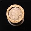 Image 2 : Mixed small cents 1c McDonald's wrapper shotgun roll, 1920-d Wheat Cent, 1899 Indian Cent other end