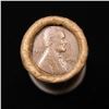 Image 2 : Mixed small cents 1c McDonald's wrapper shotgun roll, 1918-d Wheat Cent, 1899 Indian Cent other end