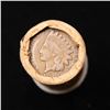 Image 2 : Mixed small cents 1c McDonald's wrapper shotgun roll,1917-s Wheat Cent,1889 Indian Cent other end
