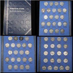 Complete Jefferson Nickel book 1938-1961 65 coins