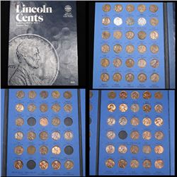 Partial Lincoln cent book 1941-1974 85 coins