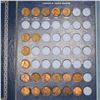 Image 7 : Partial Lincoln cent book 1909-1972 81 coins .