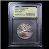 Image 2 : 1992-p Olympics Modern Commem Half Dollar 50c Graded ms70, Perfection by USCG