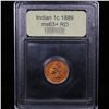 Image 4 : ***Auction Highlight*** 1889 Indian Cent 1c Graded Select+ Unc RD By USCG (fc)