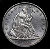 Image 2 : ***Auction Highlight*** 1869-p Seated Half Dollar 50c Graded Choice+ Unc By USCG (fc)