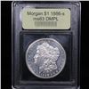 Image 4 : ***Auction Highlight*** 1886-s Morgan Dollar $1 Graded Select Unc DMPL By USCG (fc)