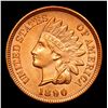 Image 2 : ***Auction Highlight*** 1890 Indian Cent 1c Graded Select+ Unc RD By USCG (fc)