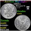 Image 1 : ***Auction Highlight*** 1883-s Morgan Dollar $1 Graded Select Unc By USCG (fc)