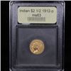 Image 4 : ***Auction Highlight*** 1912-p Gold Indian Quarter Eagle $2 1/2 Graded Select Unc By USCG (fc)