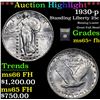 Image 1 : ***Auction Highlight*** 1930-p Standing Liberty Quarter 25c Graded GEM+ FH By USCG (fc)