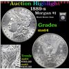 Image 1 : ***Auction Highlight*** 1889-s Morgan Dollar $1 Graded Choice Unc By USCG (fc)