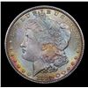 Image 2 : 1882-p Rainbow Toned Morgan Dollar $1 Grades Choice+ Unc