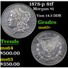Image 1 : 1878-p 8tf Morgan Dollar $1 Grades Select+ Unc