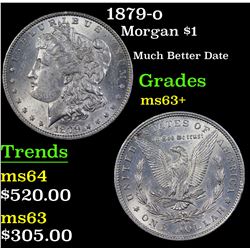 1879-o Morgan Dollar $1 Grades Select+ Unc