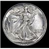 Image 2 : 1938-p Walking Liberty Half Dollar 50c Grades GEM+ Unc