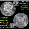 Image 1 : 1878-s Morgan Dollar $1 Grades Choice Unc+ PL