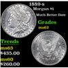 Image 1 : 1889-s Morgan Dollar $1 Grades Select Unc