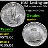 Image 1 : 1925 Lexington Old Commem Half Dollar 50c Grades Choice+ Unc