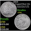 Image 1 : 1813 Capped Bust Half Dollar 50c Grades vf++