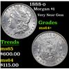 Image 1 : 1888-o Morgan Dollar $1 Grades Choice+ Unc