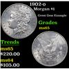 Image 1 : 1902-o Morgan Dollar $1 Grades GEM Unc