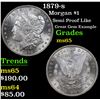Image 1 : 1879-s Morgan Dollar $1 Grades GEM Unc