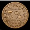 Image 3 : 1908 Washington Store card 0.05 Grades xf