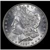Image 2 : 1887-p Top 100 Alagator Eye Vam 12A Morgan Dollar $1 Grades Select+ Unc