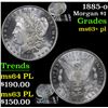 Image 1 : 1885-o Morgan Dollar $1 Grades Select Unc+ PL
