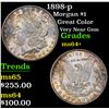 Image 1 : 1898-p Morgan Dollar $1 Grades Choice+ Unc