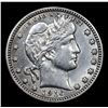 Image 2 : 1916-p Barber Quarter 25c Grades Unc Details