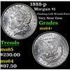 Image 1 : 1888-p Morgan Dollar $1 Grades Choice+ Unc