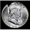 Image 2 : 1951-s Franklin Half Dollar 50c Grades Select Unc+ FBL