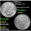 Image 1 : 1903-p Morgan Dollar $1 Grades Select+ Unc