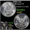 Image 1 : 1881-o/o Morgan Dollar $1 Grades Select+ Unc