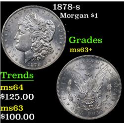 1878-s Morgan Dollar $1 Grades Select+ Unc