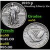Image 1 : 1923-p Standing Liberty Quarter 25c Grades Select AU