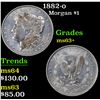 Image 1 : 1882-o Morgan Dollar $1 Grades Select+ Unc
