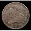 Image 2 : 1809 Classic Head half cent 1/2c Grades f, fine