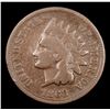 Image 2 : 1868 Indian Cent 1c Grades f+